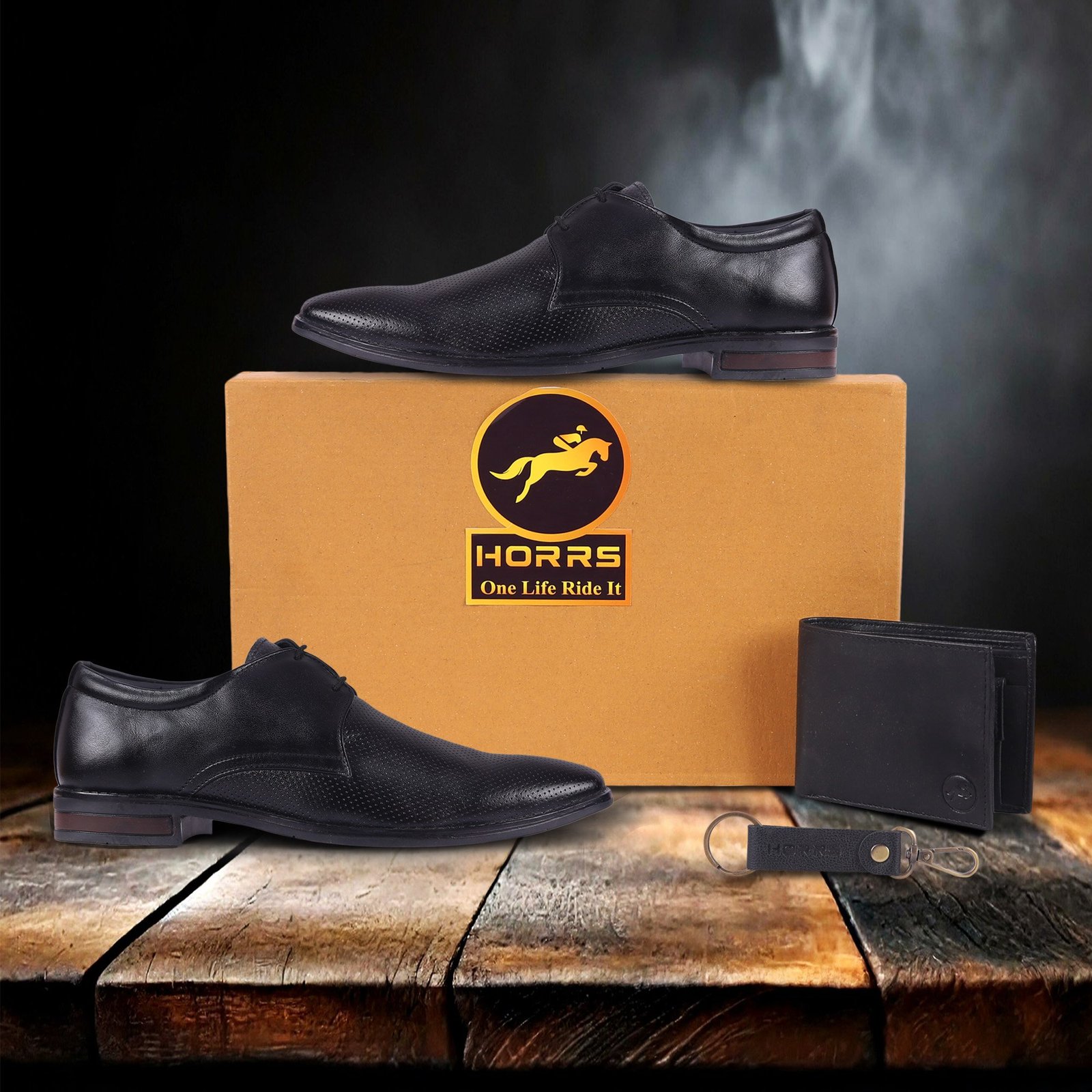 5001-Black-021-Color-HORRS-Leather-Derby-Shoes-Formal-Office-Shoes-Pair-Branded