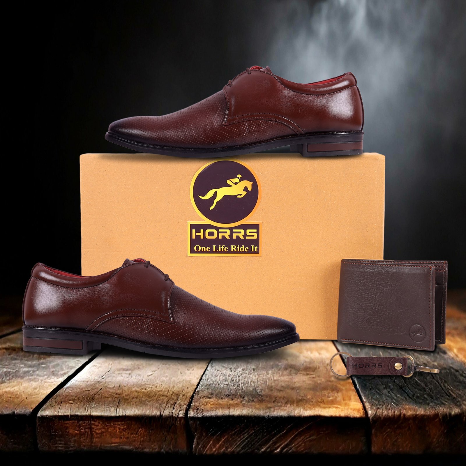 5001-Brown-021-Color-HORRS-Leather-Derby-Shoes-Formal-Office-Shoes-Pair-Branded