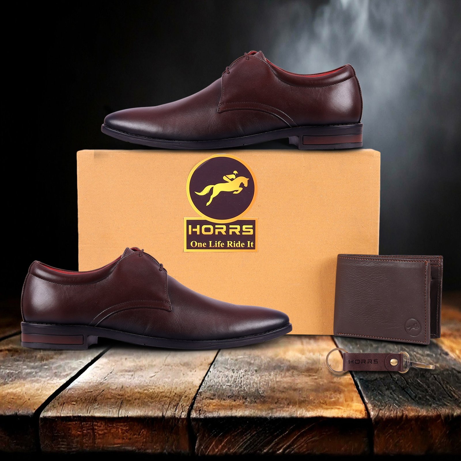 5002-Brown-021-Color-HORRS-Leather-Derby-Shoes-Formal-Office-Shoes-Pair-Branded