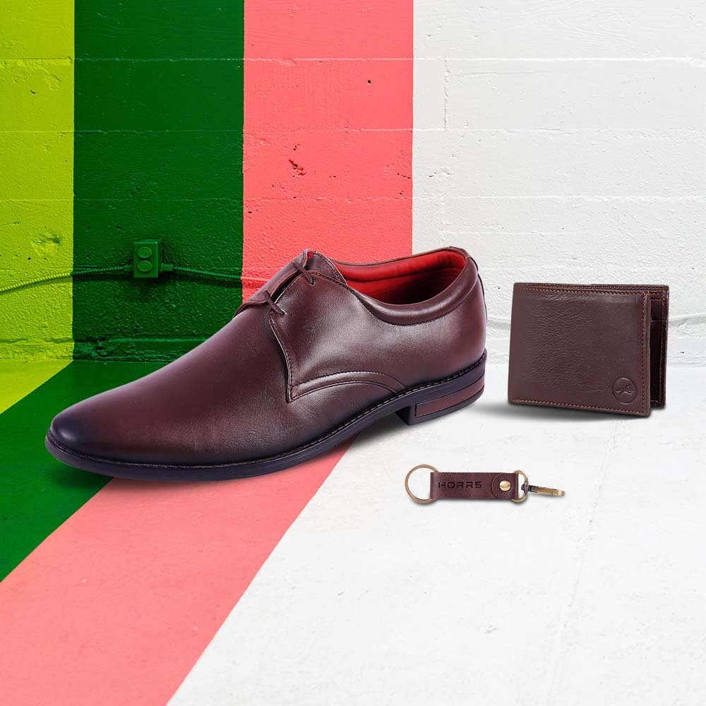 5002-Brown-022-Color-HORRS-Leather-Derby-Shoes-Formal-Office-Shoes-Pair-Branded