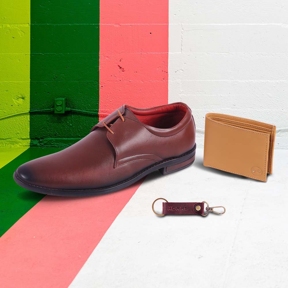 5002-Tan-022-Color-HORRS-Leather-Derby-Shoes-Formal-Office-Shoes-Pair-Branded