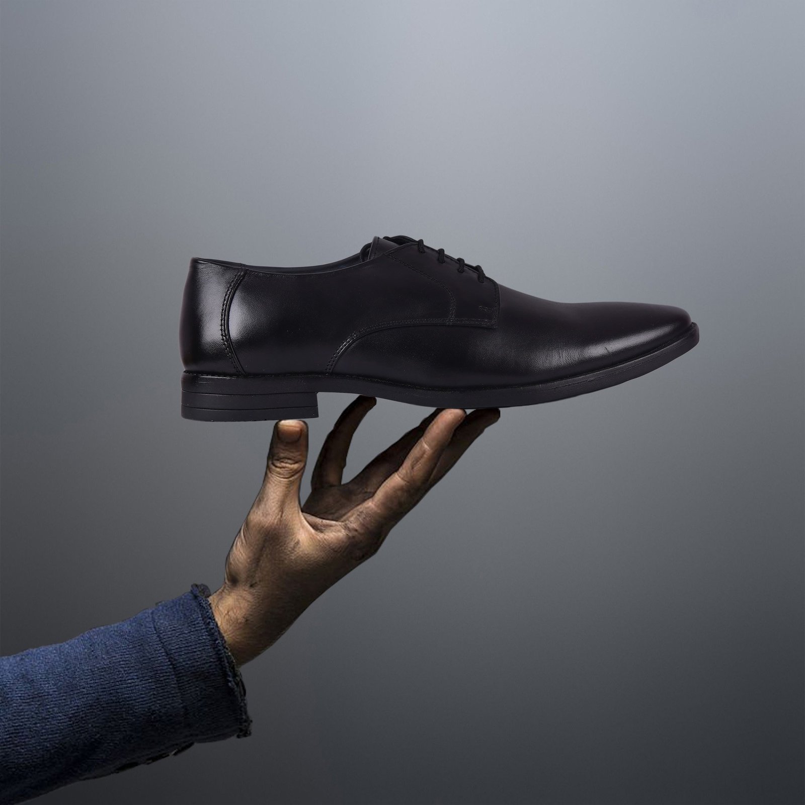 5003-Black-023-Color-HORRS-Leather-Derby-Shoes-Formal-Office-Shoes-Pair-Branded