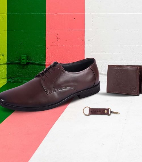 5003-Brown-022-Color-HORRS-Leather-Derby-Shoes-Formal-Office-Shoes-Pair-Branded