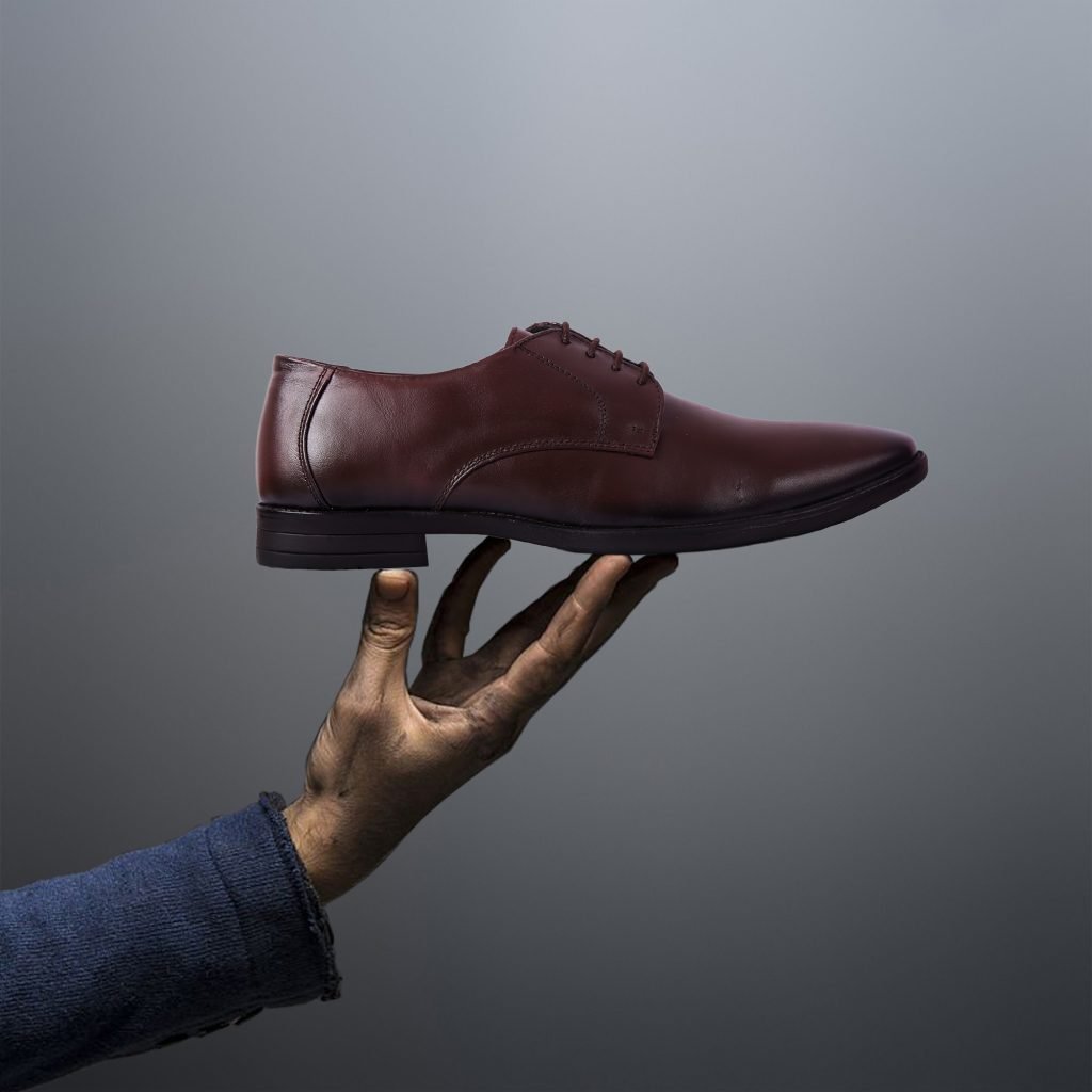 5003-Brown-023-Color-HORRS-Leather-Derby-Shoes-Formal-Office-Shoes-Pair-Branded