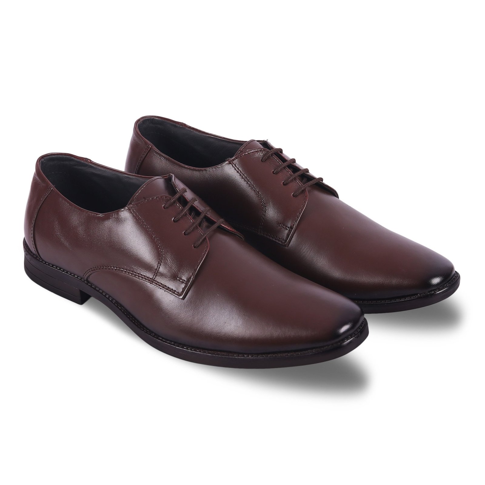 5003-Brown-5-Color-HORRS-Leather-Derby-Shoes-Formal-Office-Shoes-Pair-Branded