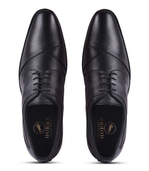 5101-Black-7-Color-HORRS-Leather-Derby-Shoes-Formal-Office-Shoes-Pair-Branded