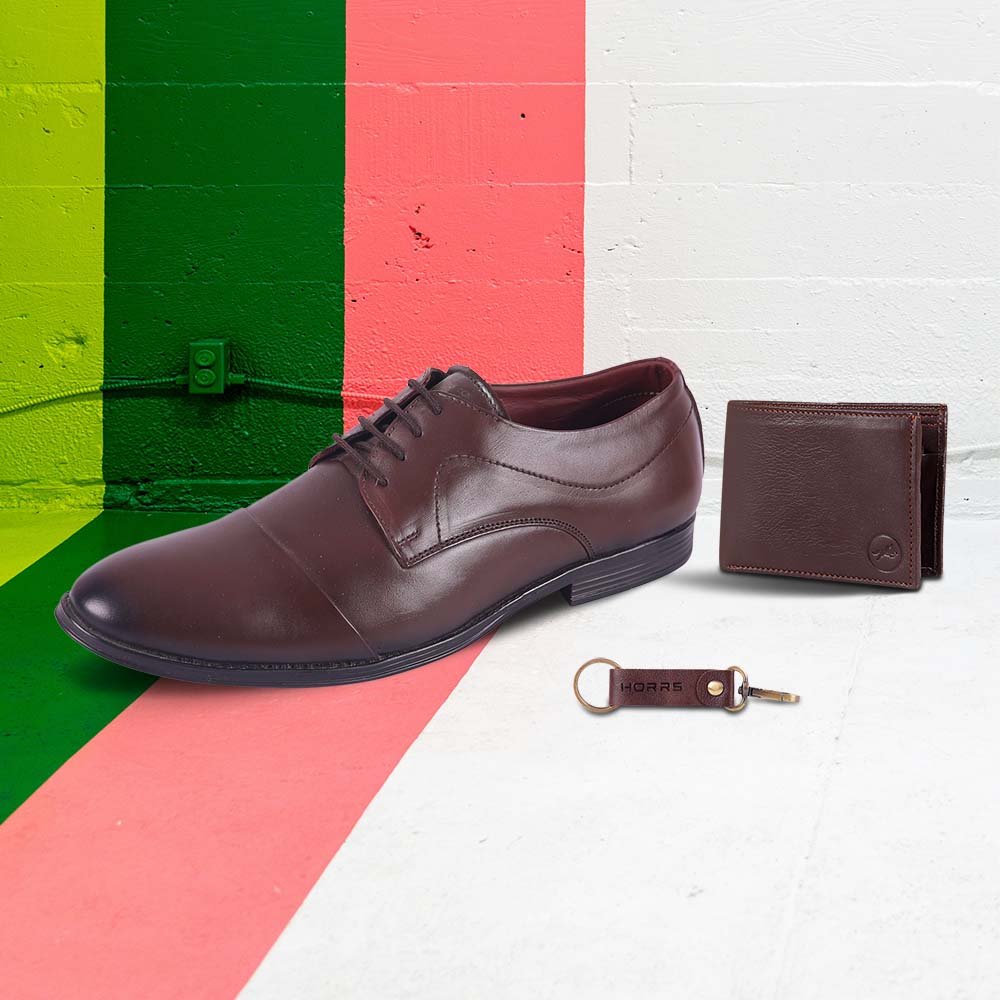 5102-Brown-022-Color-HORRS-Leather-Derby-Shoes-Formal-Office-Shoes-Pair-Branded