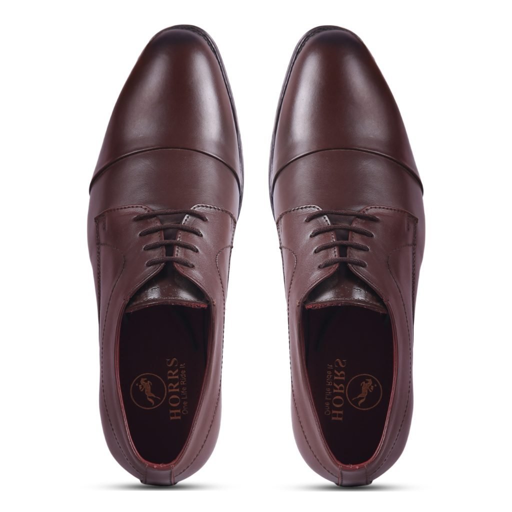 5102-Brown-7-Color-HORRS-Leather-Derby-Shoes-Formal-Office-Shoes-Pair-Branded