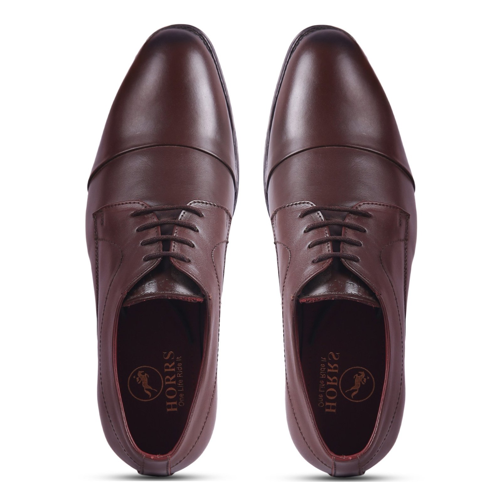 5102-Brown-7-Color-HORRS-Leather-Derby-Shoes-Formal-Office-Shoes-Pair-Branded