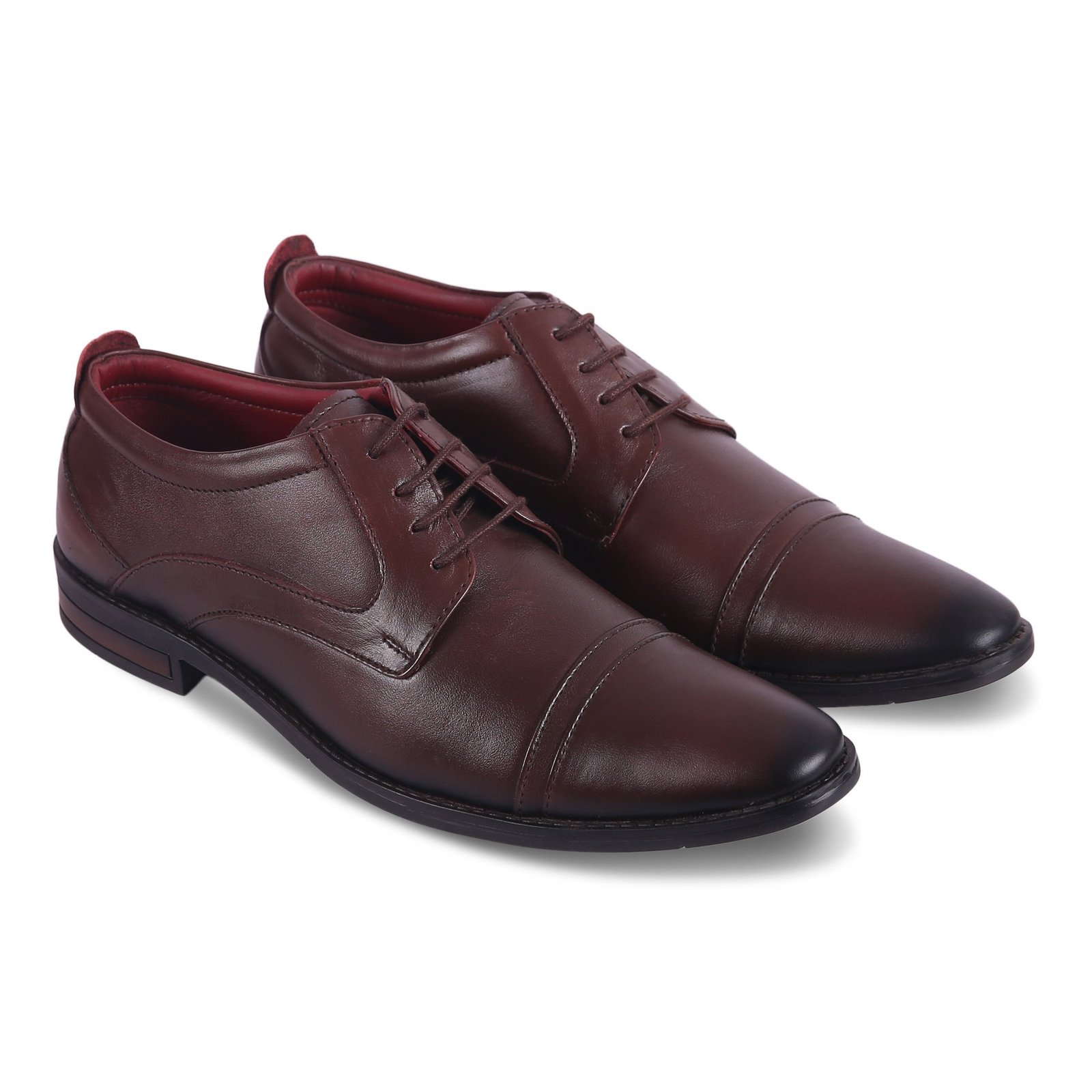 5104-Brown-5-Color-HORRS-Leather-Derby-Shoes-Formal-Office-Shoes-Pair-Branded