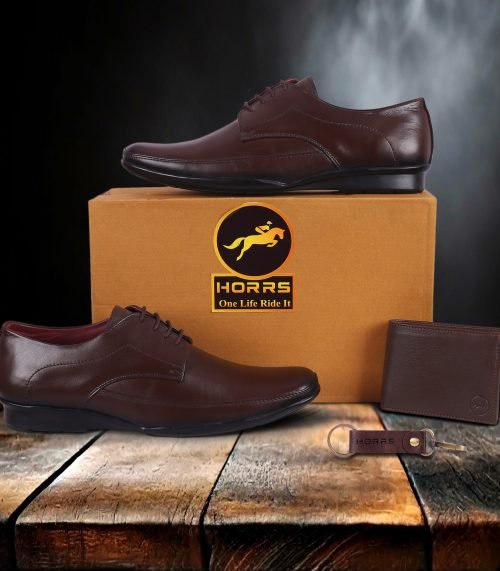 5105-Brown-021-Color-HORRS-Leather-Derby-Shoes-Formal-Office-Shoes-Pair-Branded