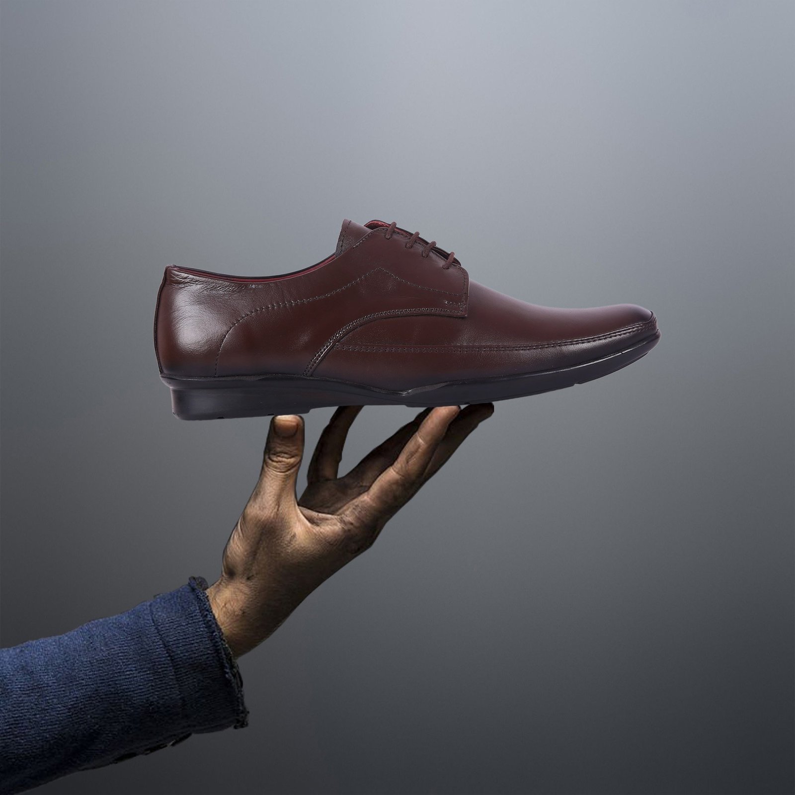 5105-Brown-023-Color-HORRS-Leather-Derby-Shoes-Formal-Office-Shoes-Pair-Branded