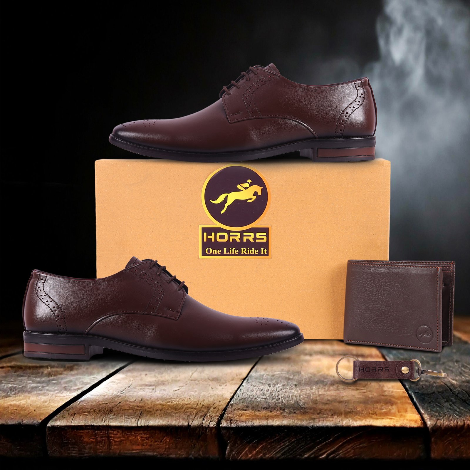 5201-Brown-021-Color-HORRS-Leather-Derby-Shoes-Formal-Office-Shoes-Pair-Branded