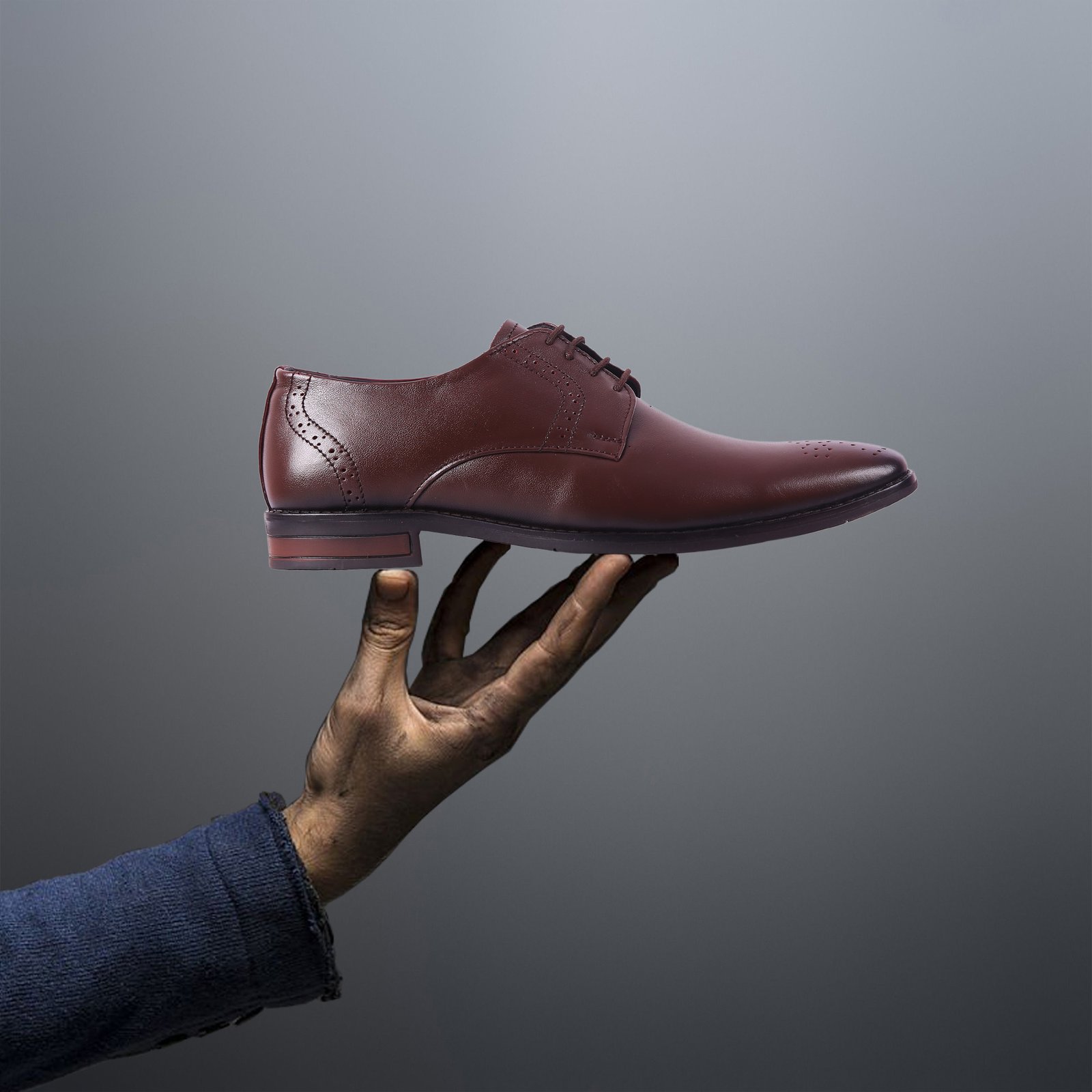 5201-Brown-023-Color-HORRS-Leather-Derby-Shoes-Formal-Office-Shoes-Pair-Branded