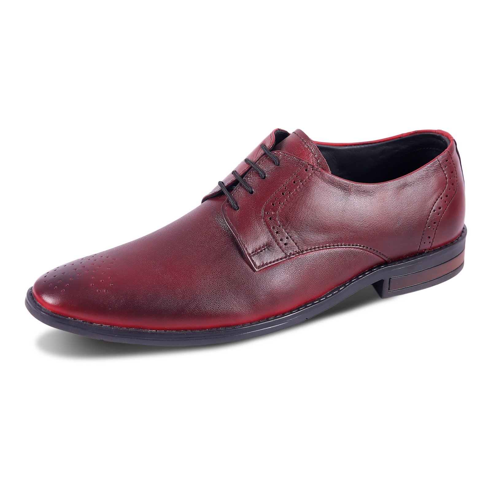 5201-Cherry-4-Color-HORRS-Leather-Derby-Shoes-Formal-Office-Shoes-Pair-Branded