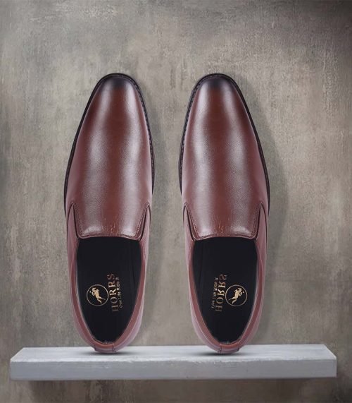 7001-Brown-020-Color-HORRS-Leather-Moccasin-Loafer-Shoes-Formal-Office-Shoes-Pair-Branded
