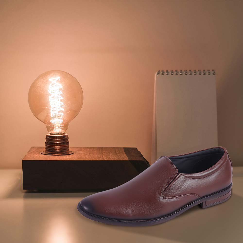 7001-Brown-033-Color-HORRS-Leather-Moccasin-Loafer-Shoes-Formal-Office-Shoes-Pair-Branded