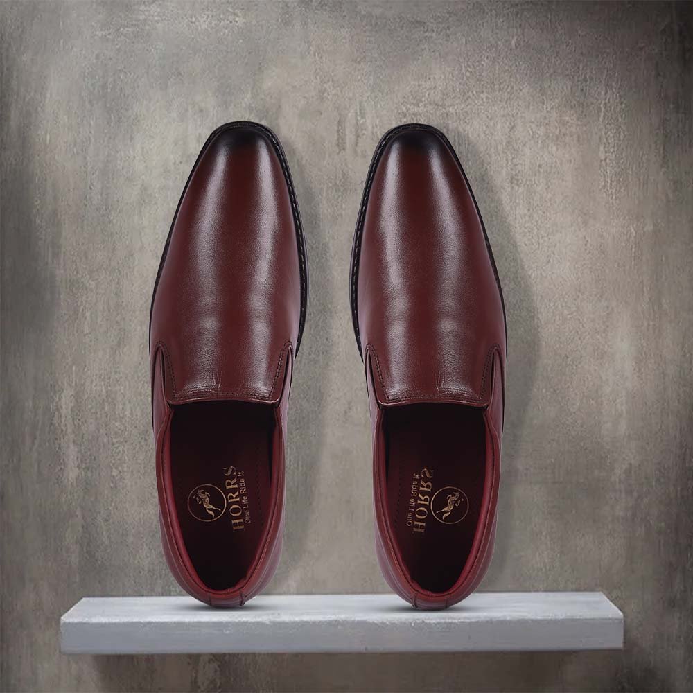 7001-Tan-020-Color-HORRS-Leather-Moccasin-Loafer-Shoes-Formal-Office-Shoes-Pair-Branded